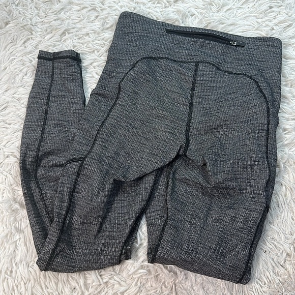 Lululemon Speed Up Tight 28" Full-On Luxtreme Luon Variegated Knit Black Heather - Picture 4 of 6